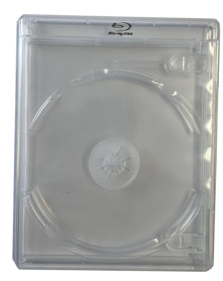 Viva Elite New 12.5 mm Clear Viva Elite Double Blu-Ray Replacement Case Box Standard Size Hold 2 Discs (Pack of 2 Pcs) - Image 1